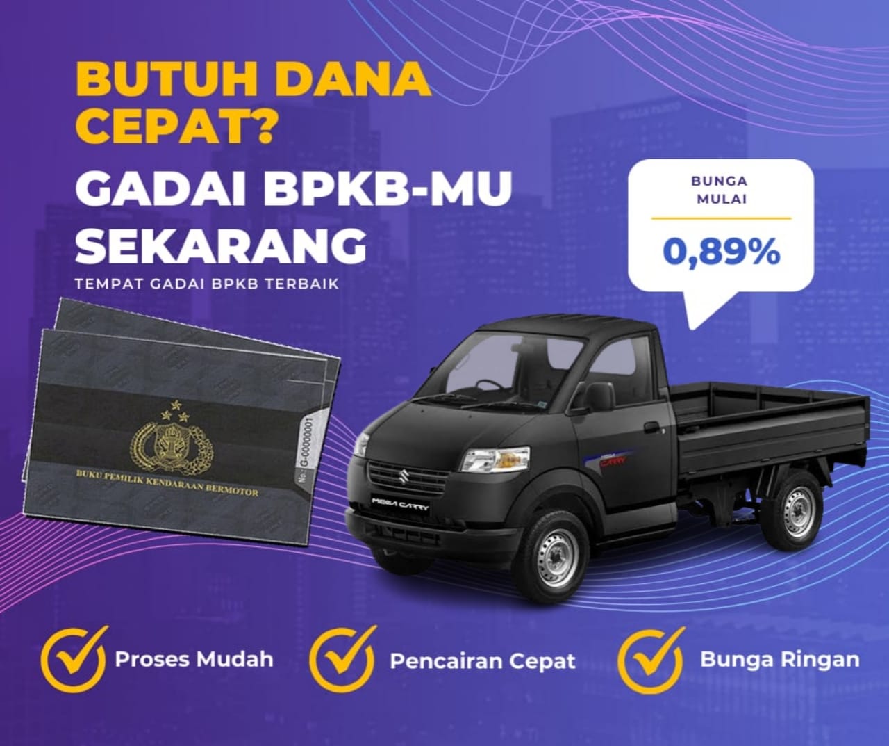 Kredit Jaminan Bpkb Mobil Suzuki Apv Mega Carry Dapat Dana Berapa? Seperti Ini Simulasinya